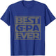 Best GPA Ever Funny Vintage Grandpa Birthday T-Shirt - T-Shirt | Royal