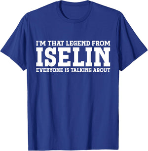 Iselin Hometown NJ New Jersey Home Roots Funny City Iselin T-Shirt - T-Shirt | Royal