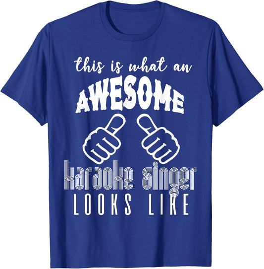 Karaoke Music Singing Funny Shirt Cool Party Games Gift T-Shirt - T-Shirt | Royal