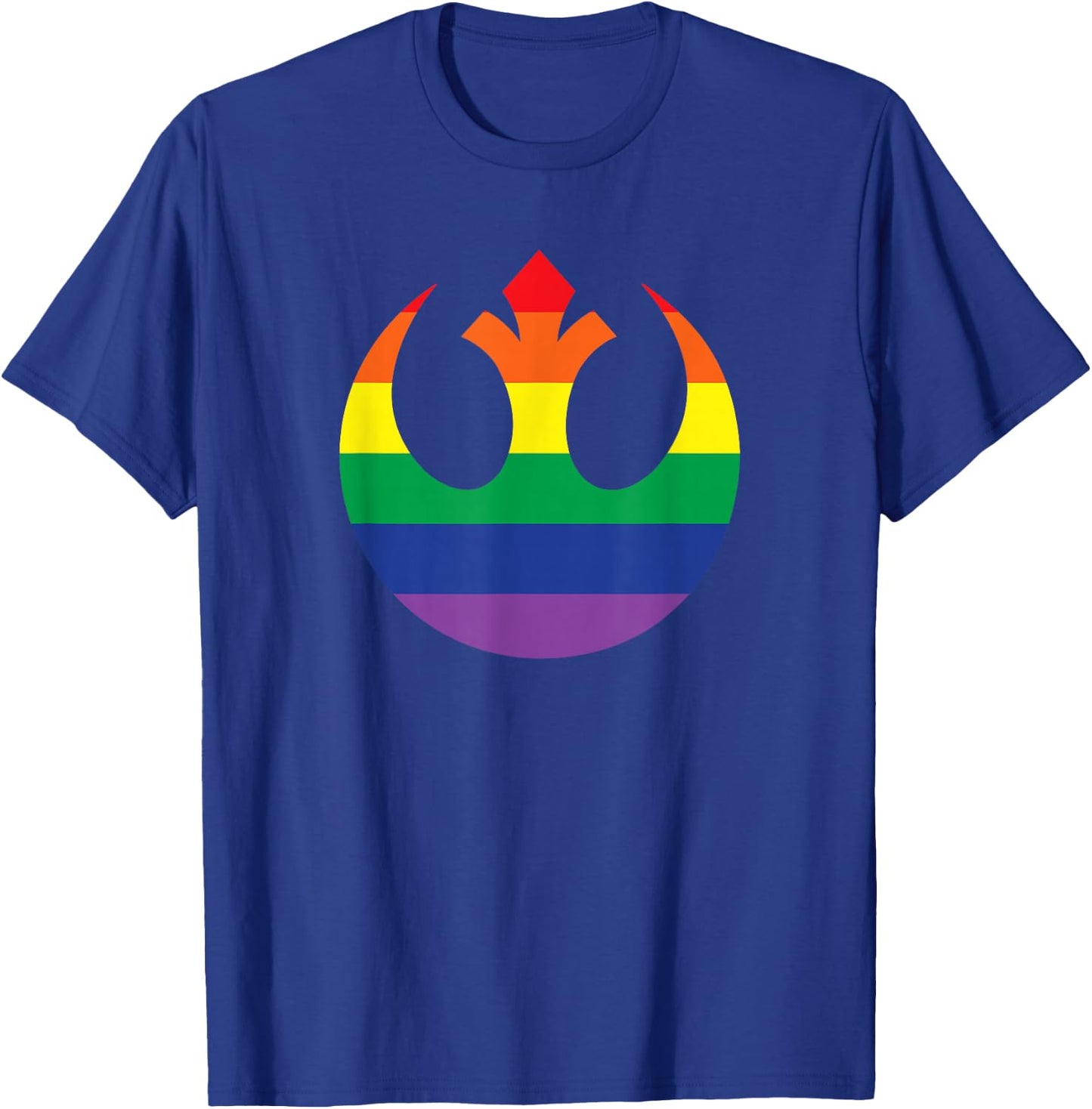 Star Wars Rebel Alliance Rainbow T-Shirt - T-Shirt | Royal