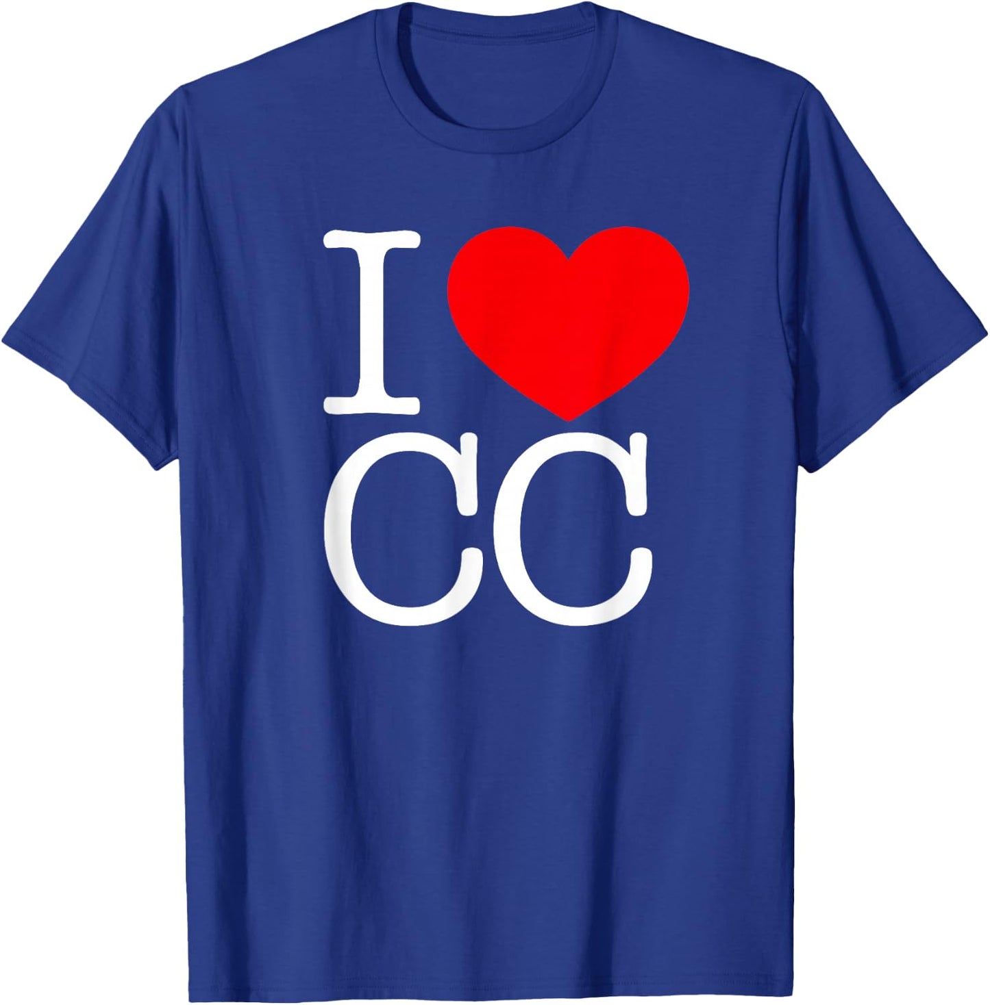 I Love (Heart) CC T-Shirt - T-Shirt | Royal