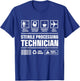 Sterile Processing Technician Solving Funny Tech T-Shirt - T-Shirt | Royal