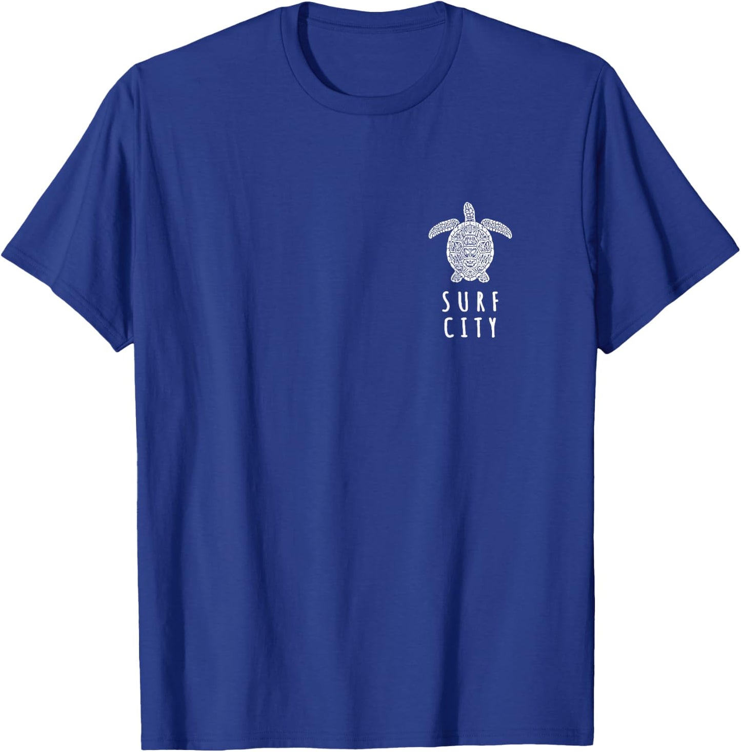 JCombs: Surf City, Topsail Island, NC, Sea Turtle (2-Sided) T-Shirt - T-Shirt | Royal