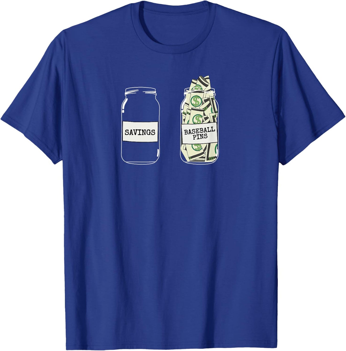 Baseball Trading Pins Baseball Pin Collector T-Shirt - T-Shirt | Royal