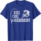 Grandfather Fishing: Roll Cool Grandfather Gift T-Shirt - T-Shirt | Royal