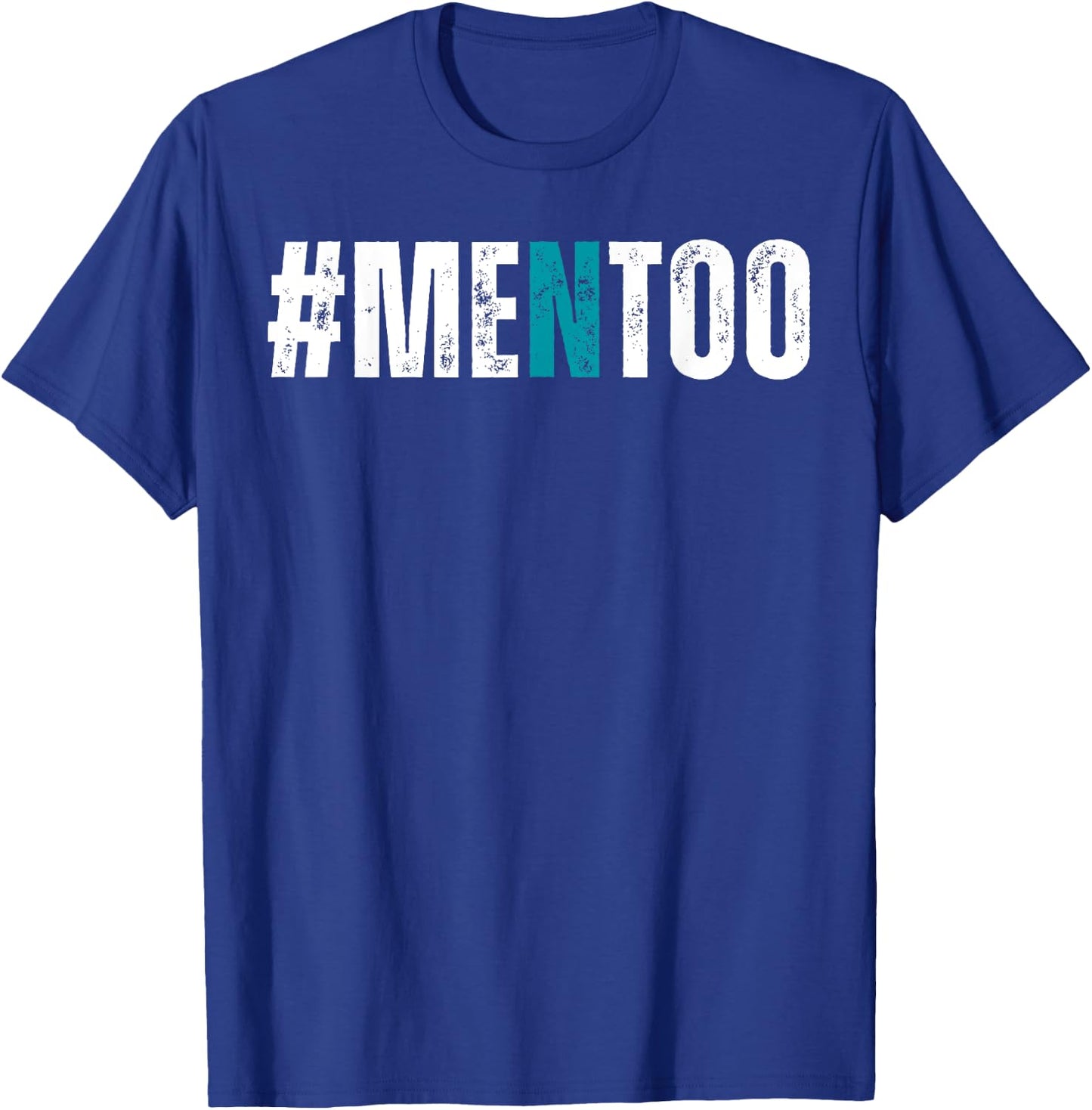 Men Too #MenToo Sexual Assault Awareness Prevention Support T-Shirt - T-Shirt | Royal