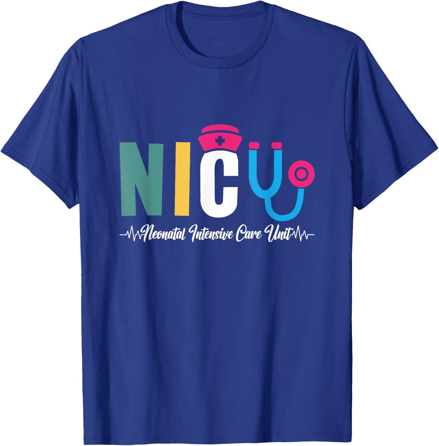 NICU Neonatal Intensive Care Unit Neonatal Nurses NICU Nurse T-Shirt - T-Shirt | Royal