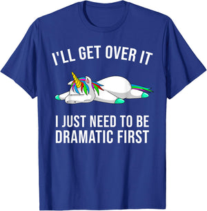 Funny Unicorn Lover Gift | Cute Drama Queen Girls Kids Women T-Shirt - T-Shirt | Royal
