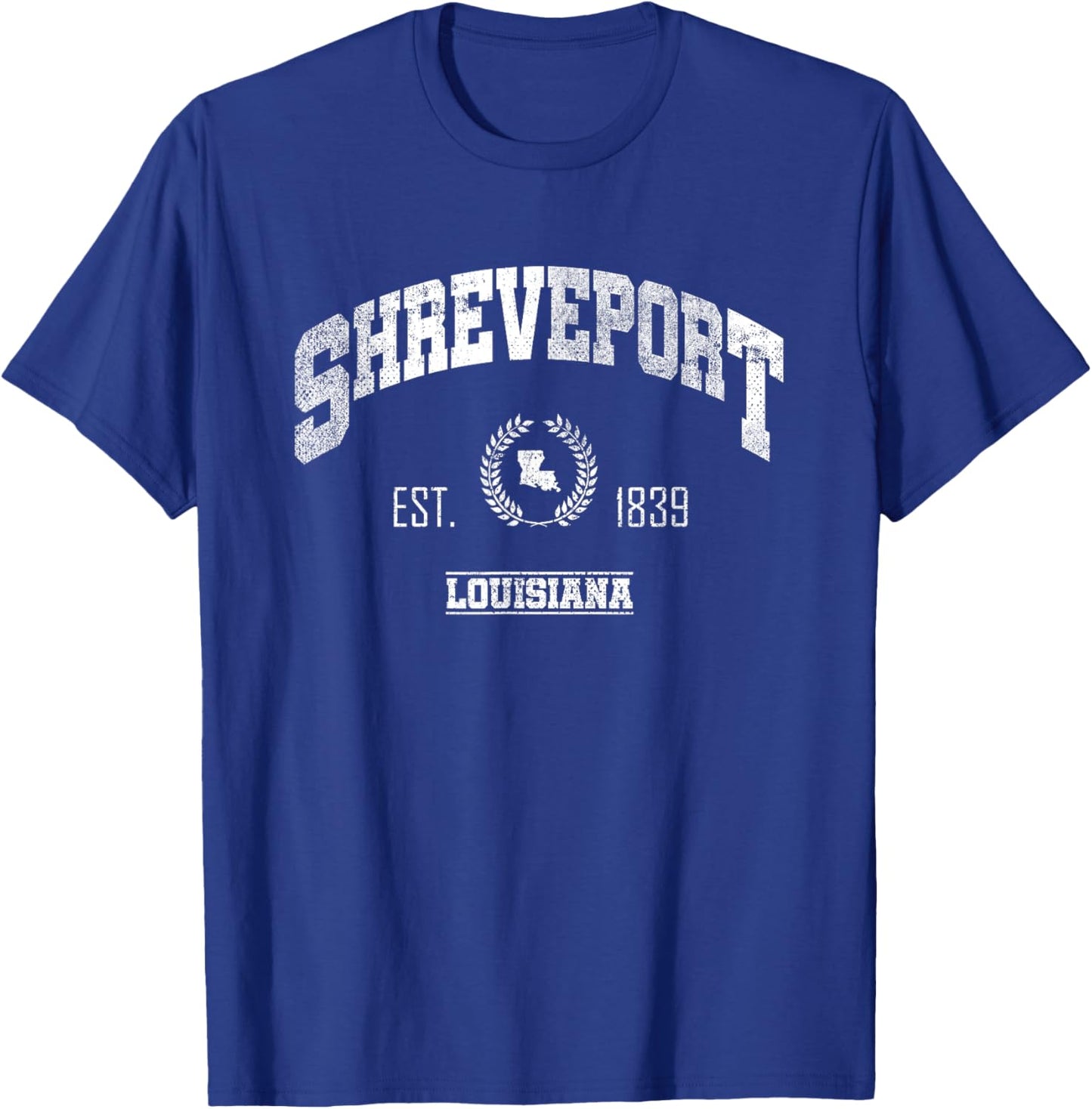 Shreveport LA | Louisiana | Vintage Throwback T-Shirt - T-Shirt | Royal