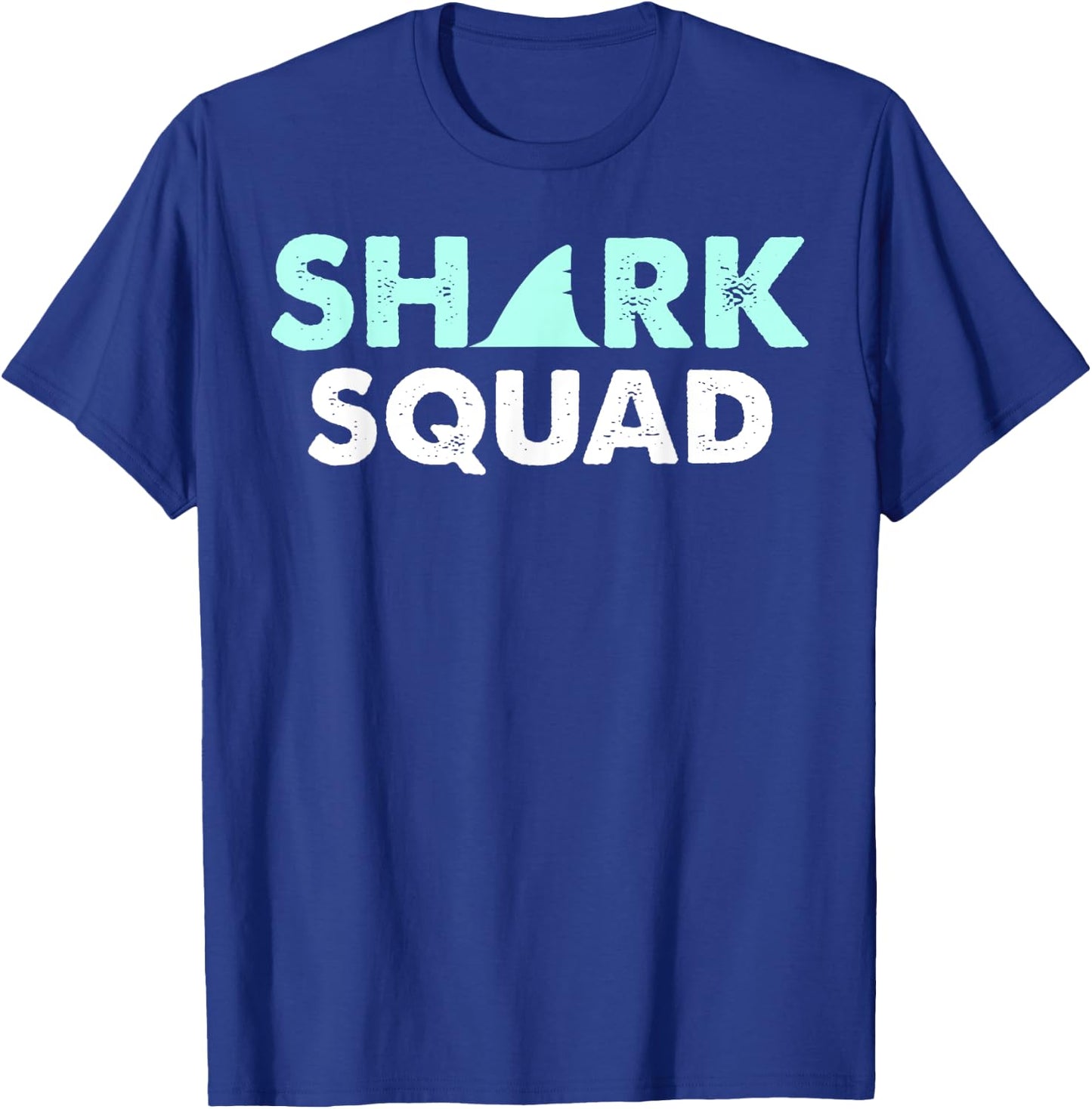Shark Squad Shark Fin Shark Lover Gift T-Shirt - T-Shirt | Royal