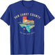 Van Zandt County Texas Outdoors Vintage Nature Design T-Shirt - T-Shirt | Royal