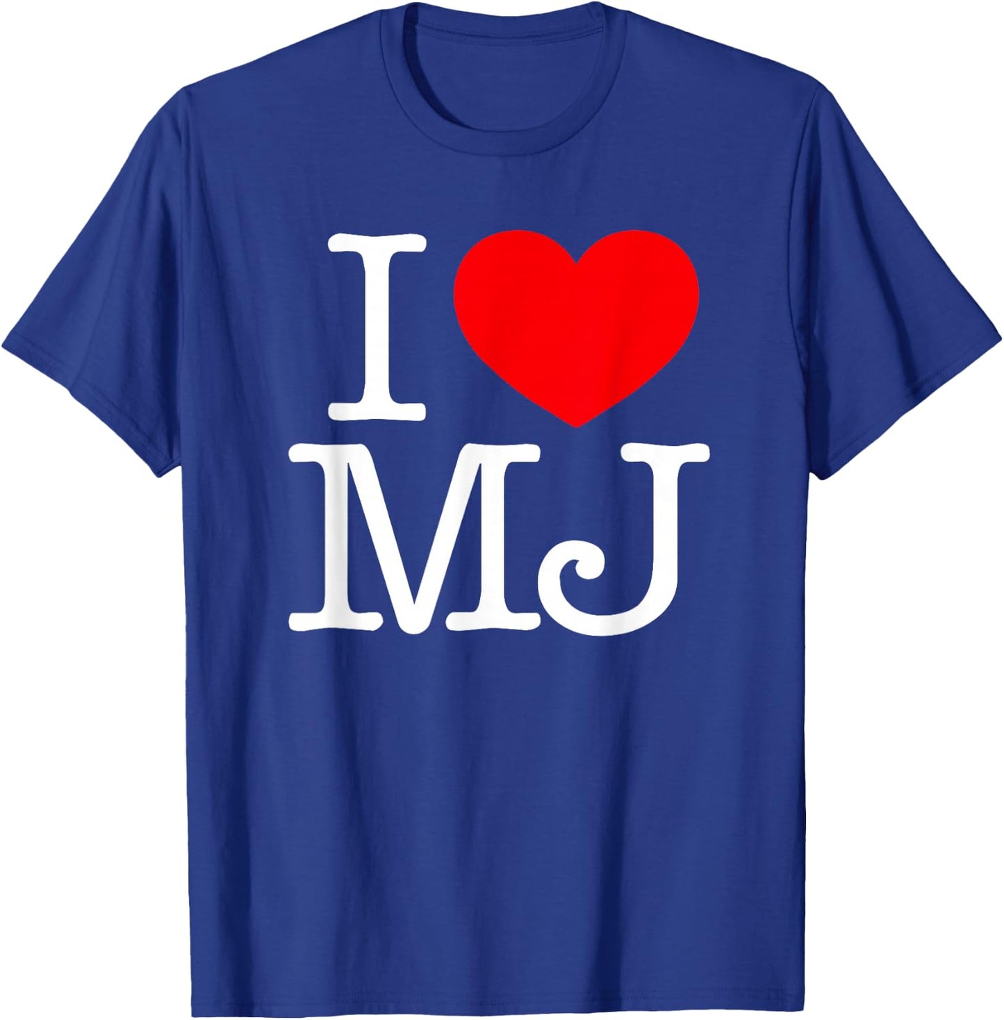 I Love (Heart) MJ T-Shirt - T-Shirt | Royal