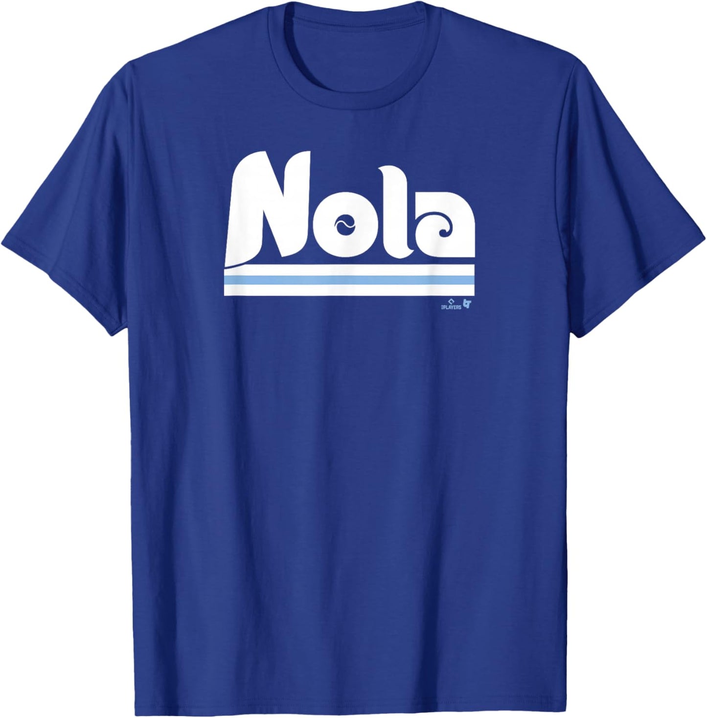 Aaron Nola - Philly Text - Philadelphia Baseball T-Shirt - T-Shirt | Royal