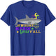 Jawsome Mardi Gras Y'all Outfit Boys Shark Carnival Costume T-Shirt - T-Shirt | Royal