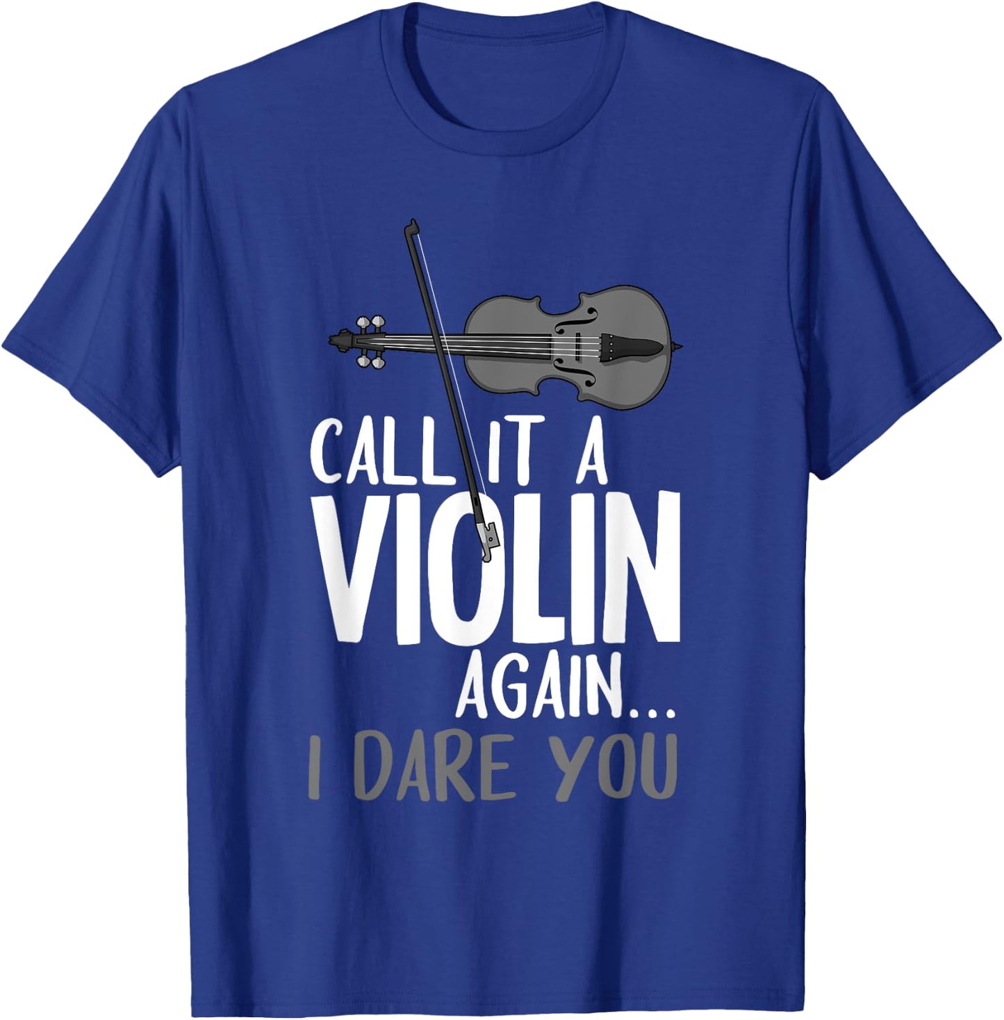 Funny Viola Player Novelty Gift Violin Student Boys Girls T-Shirt - T-Shirt | Royal