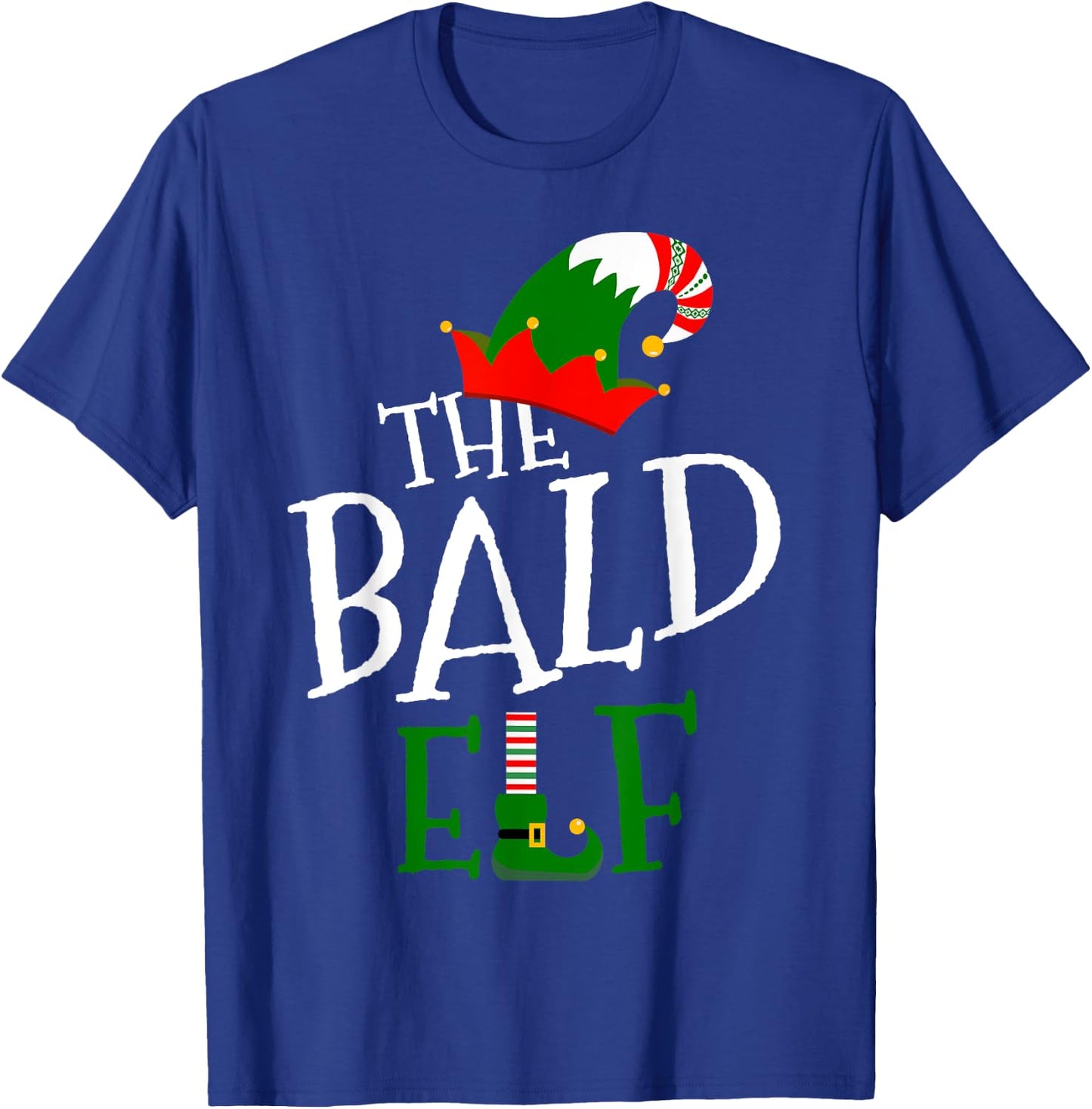 The Bald Elf Family Matching Group Gift Christmas Costume T-Shirt - T-Shirt | Royal