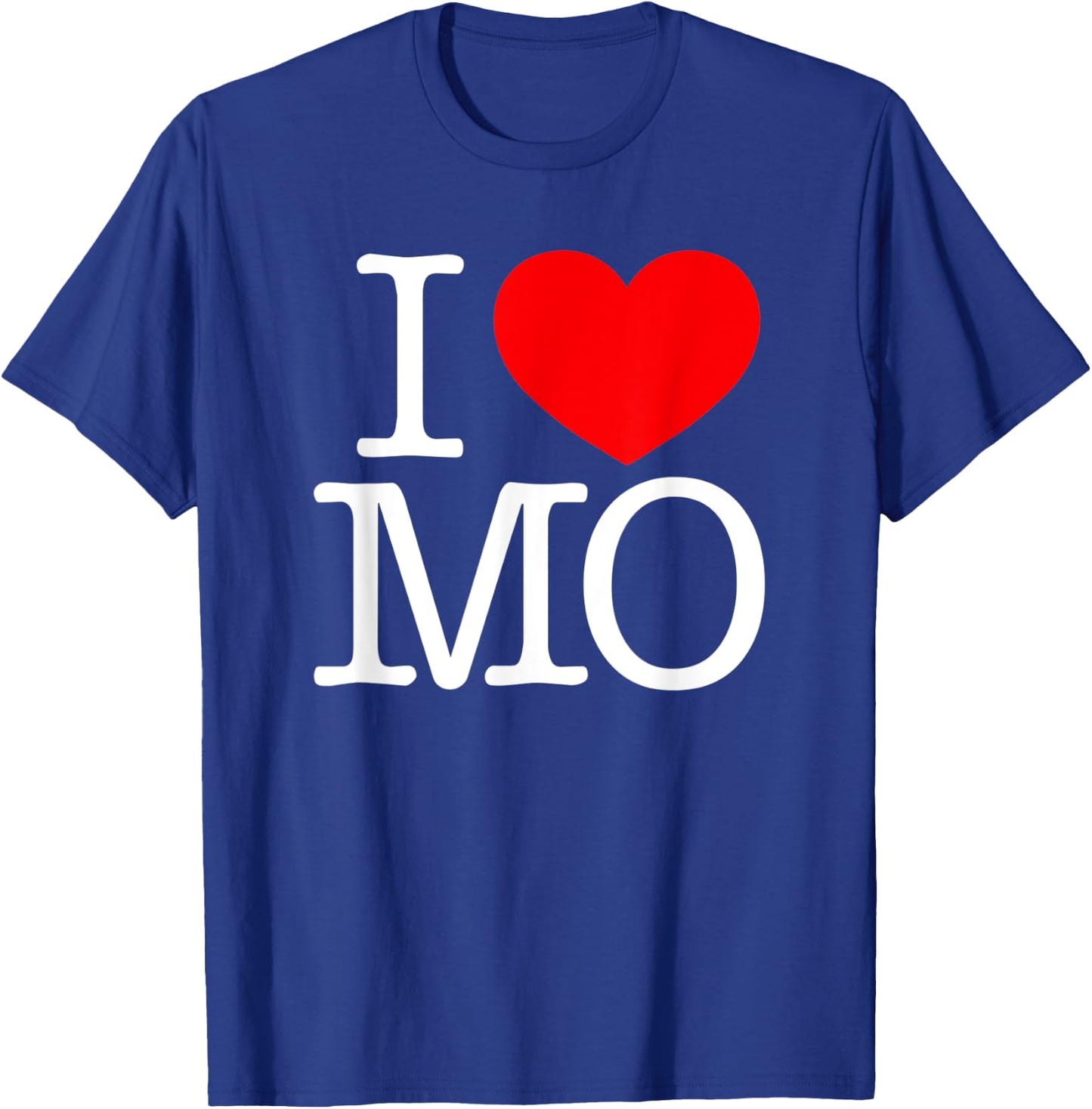 I Love (Heart) MO T-Shirt - T-Shirt | Royal
