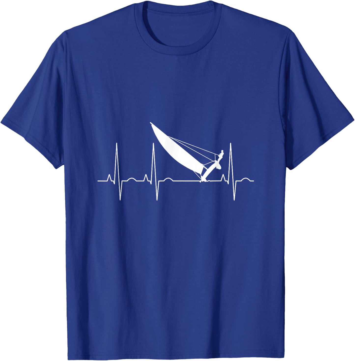 Catamaran trapeze sailing Pulse Frequency T-Shirt - T-Shirt | Royal