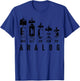 Cool Analog Vacuum Tubes Gift | Funny Electron Valve Lover T-Shirt - T-Shirt | Royal