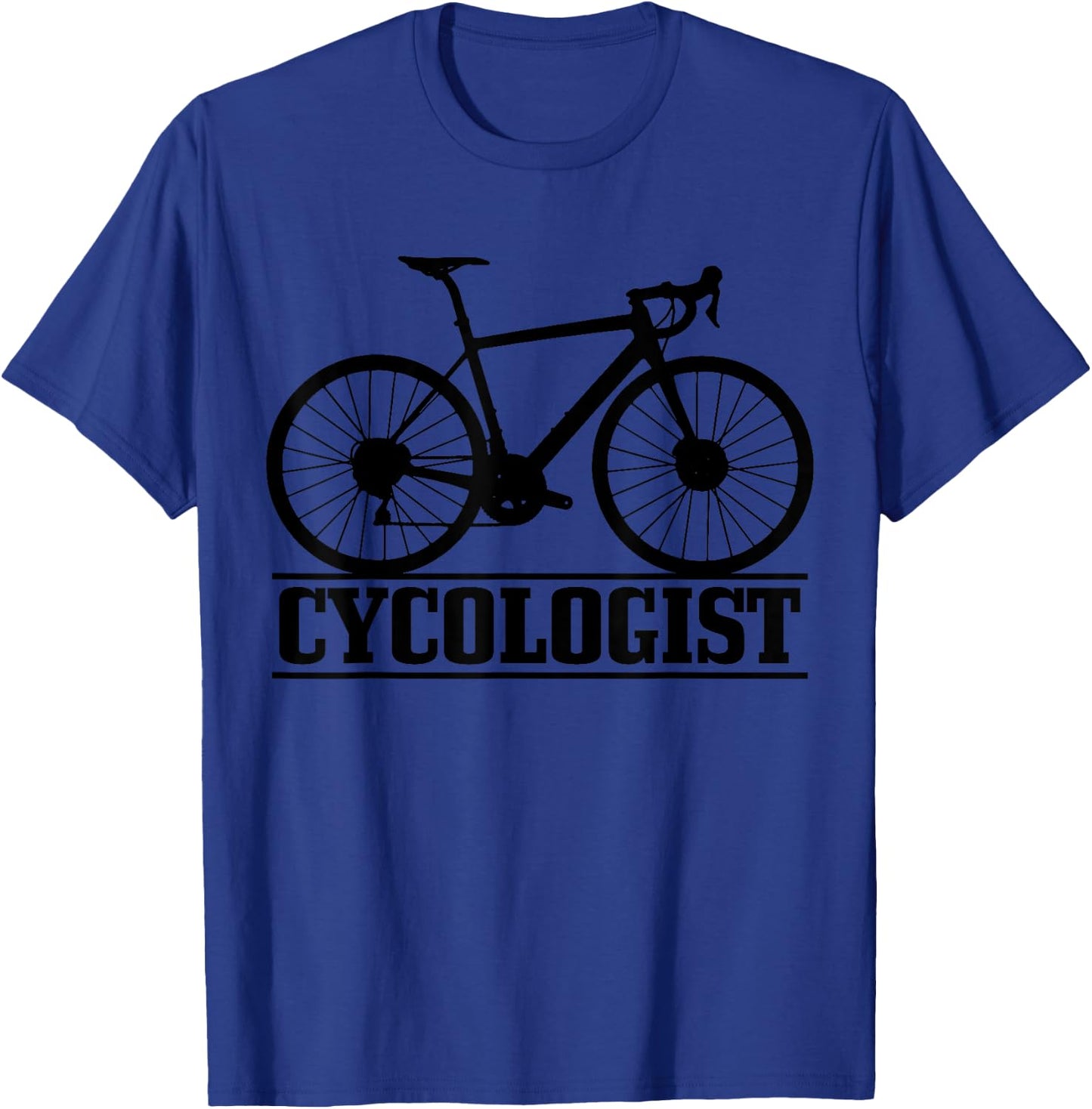 Cycologist Cycling Road Bike Racing Funny Cyclist Gift T-Shirt - T-Shirt | Royal