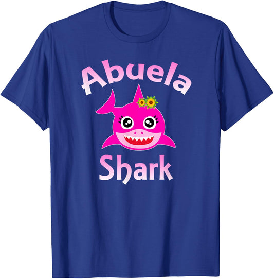 Abuela Shark Funny Spanish Gift Grandma T-Shirt - T-Shirt | Royal