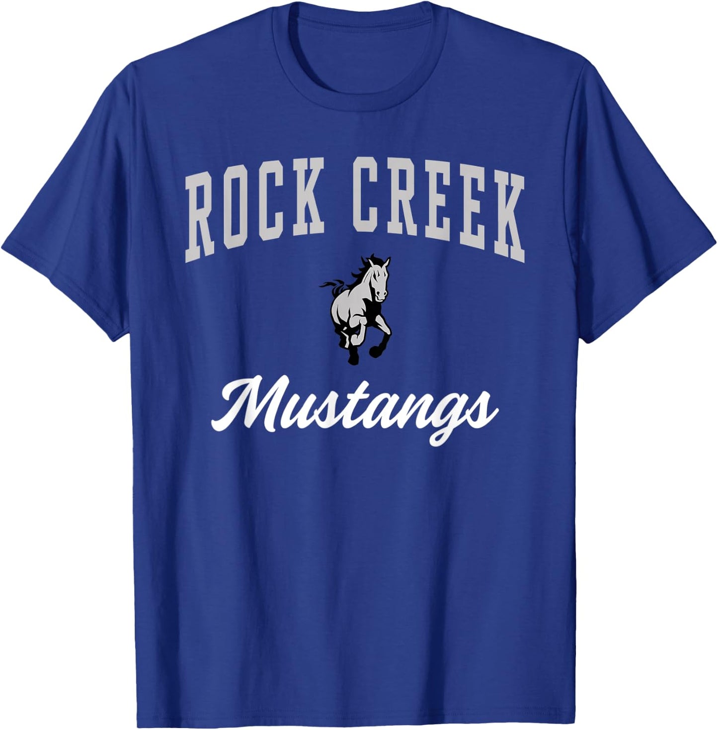 Rock Creek High School Mustangs T-Shirt - T-Shirt | Royal