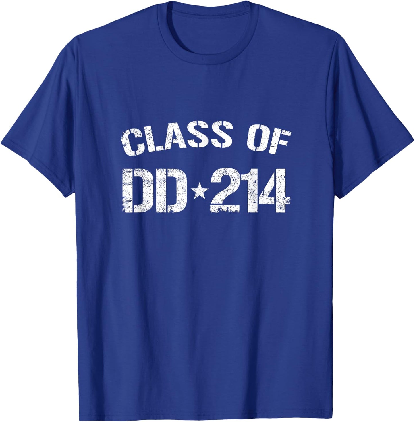 Class Of DD-214 Military Veteran Retired Military DD-214 T-Shirt - T-Shirt | Royal
