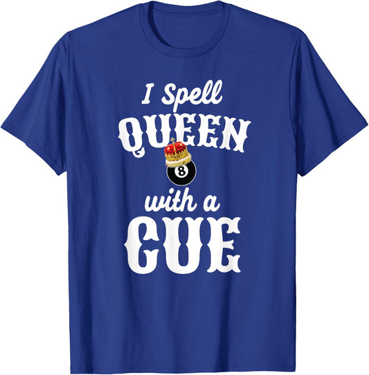 Pool Player Gift Who Shoot 8-Ball and 9-Ball T-Shirt - T-Shirt | Royal