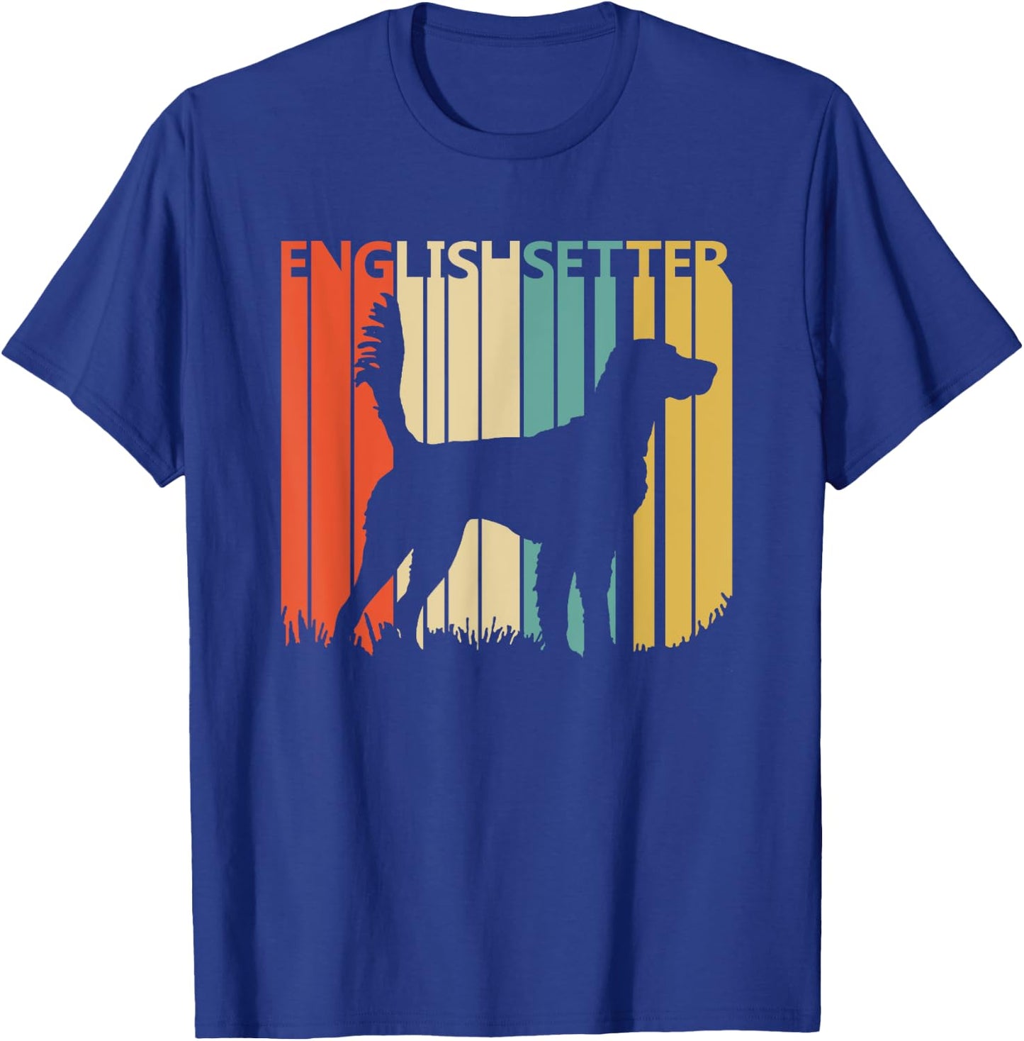 Vintage English Setter dog T-Shirt - T-Shirt | Royal