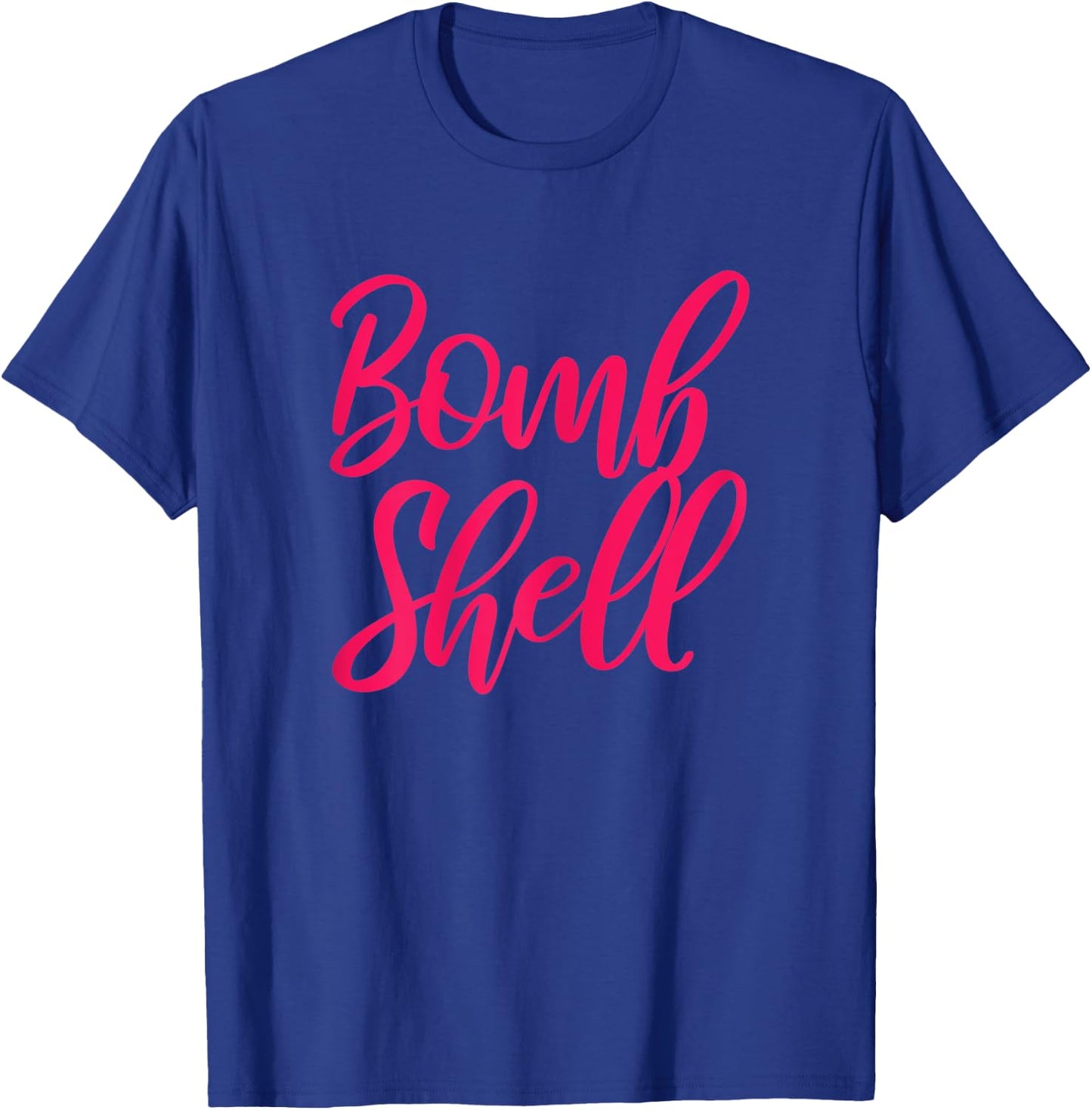 Bombshell - Casual & Gym Apparel For Girls and Women T-Shirt - T-Shirt | Royal
