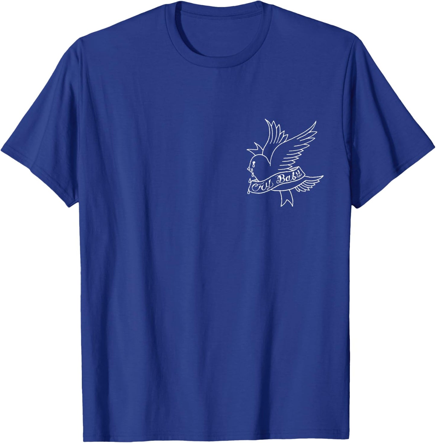 Cry Baby Aesthetic & Gifts Crybaby Bird - -Adults, Black, Small T-Shirt - T-Shirt | Royal