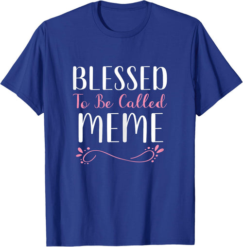 Blessed To Be Called Meme Grandma Cute Cool