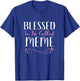 Blessed To Be Called Meme Grandma Cute Cool T-Shirt - T-Shirt | Royal