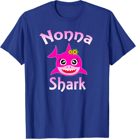Nonna Shark Funny Italian Grandma T-Shirt - T-Shirt | Royal