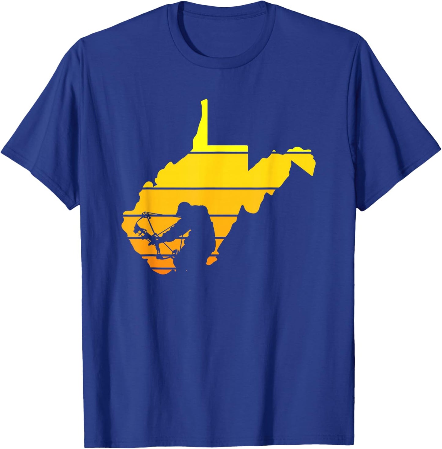 Sunset West Virginia Bowhunter T-Shirt - T-Shirt | Royal