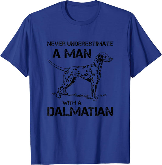 Dalmatian Dog Dad Gift Men T-Shirt - T-Shirt | Royal