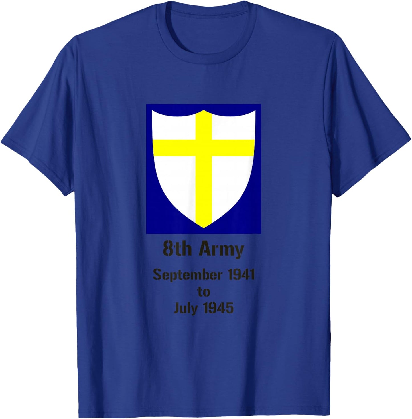 British 8th Army, WW2, Desert Rats T-Shirt - T-Shirt | Royal