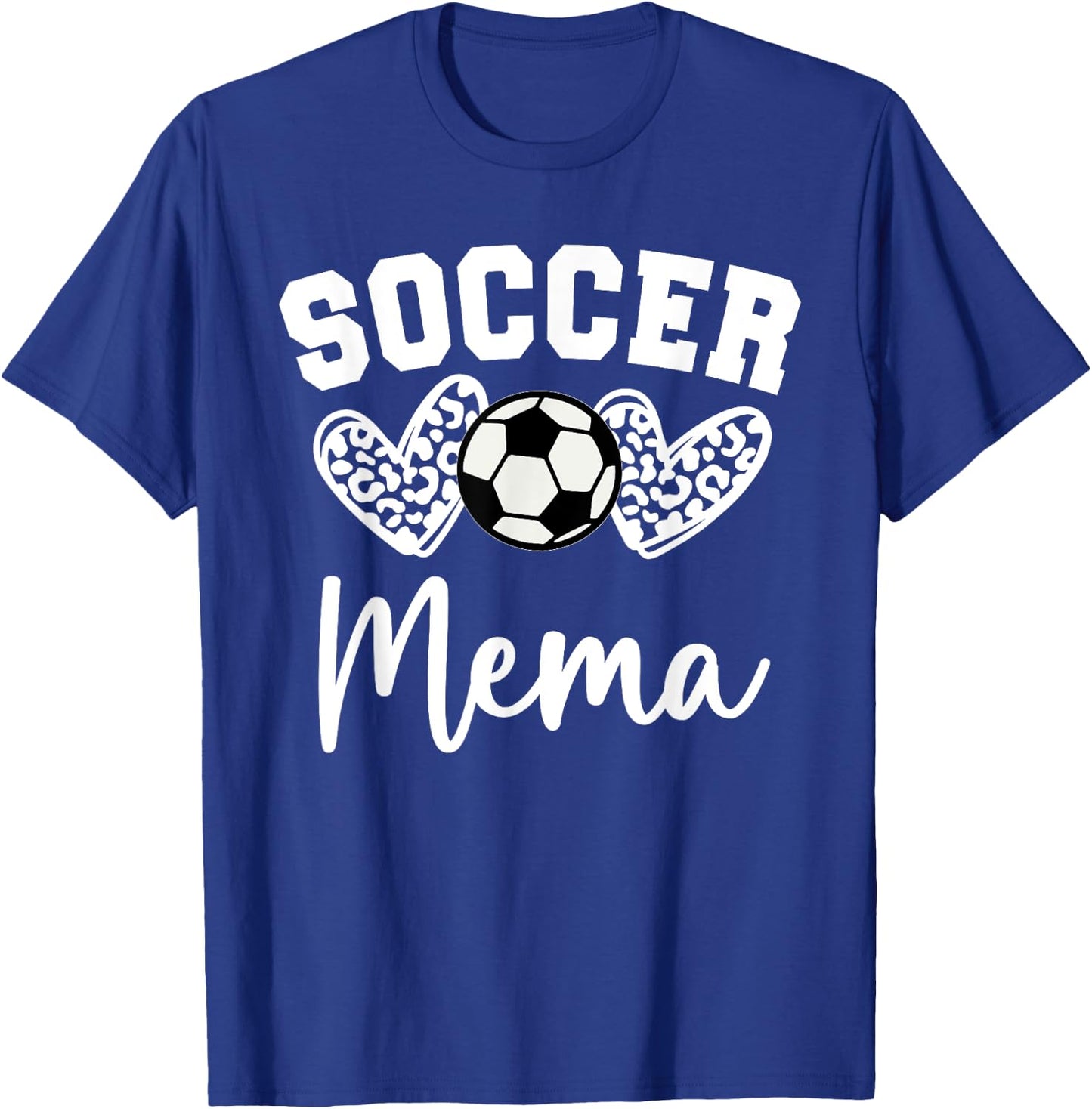 Soccer Mema Matching Family Soccer T-Shirt - T-Shirt | Royal