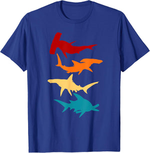 Great 4 hammer shark Gift divers T-Shirt - T-Shirt | Royal