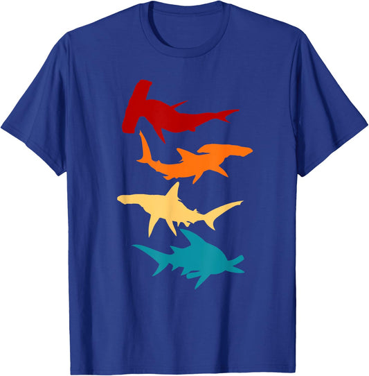 Great 4 hammer shark Gift divers T-Shirt - T-Shirt | Royal