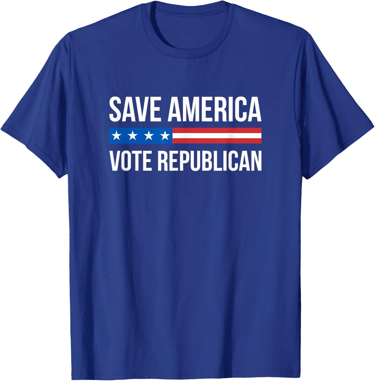 Save America - Vote Republican T-Shirt - T-Shirt | Royal