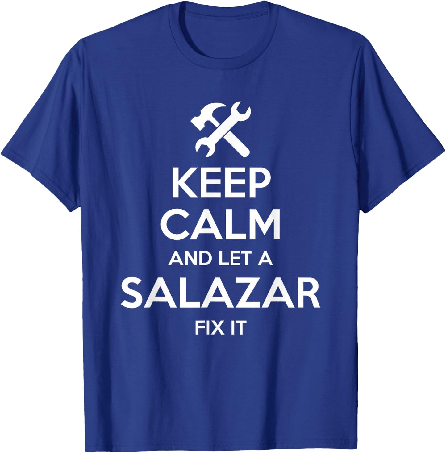 SALAZAR Funny Surname Birthday Family Tree Reunion Gift T-Shirt - T-Shirt | Royal