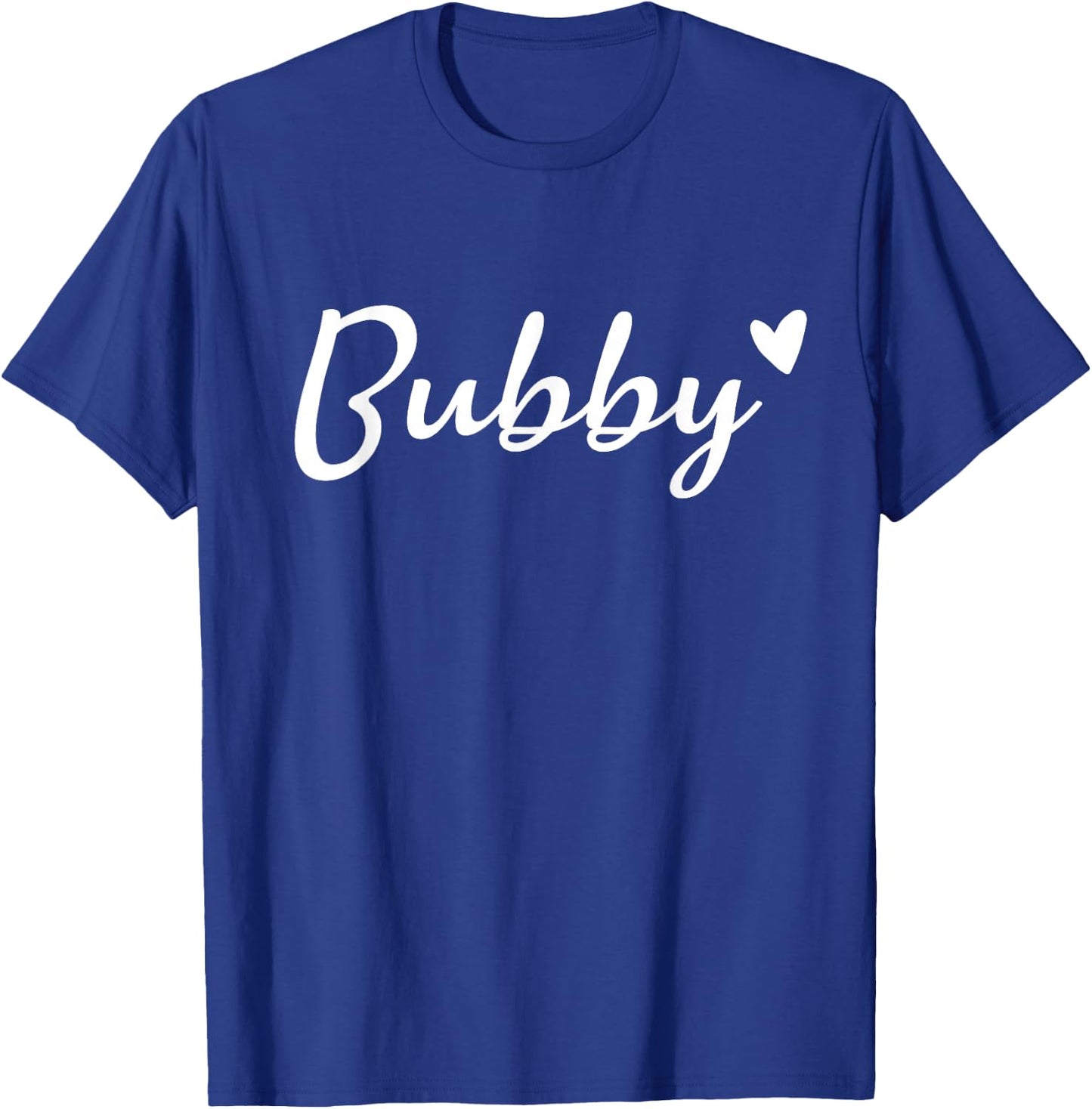Bubby Cute Heart Funny Grandma Mother's Day T-Shirt - T-Shirt | Royal