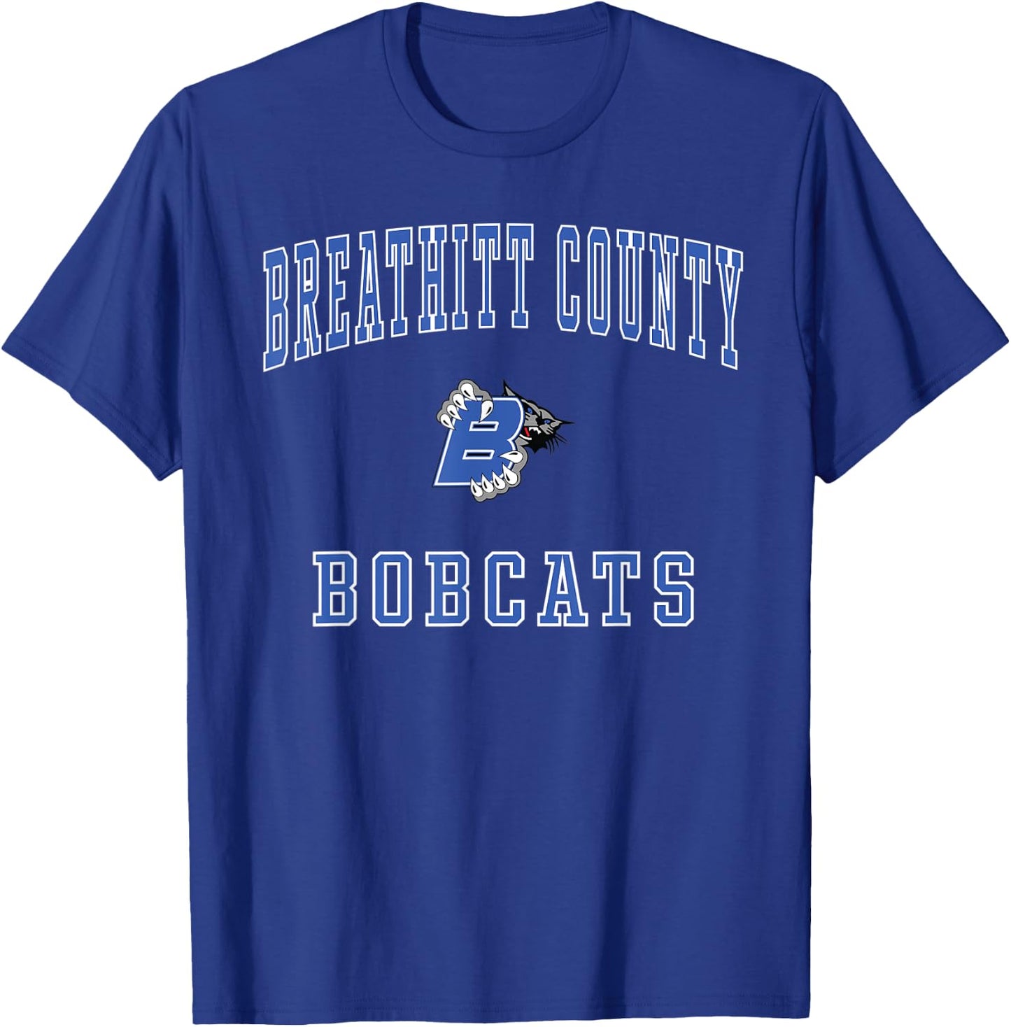 Breathitt County High School Bobcats T-Shirt - T-Shirt | Royal