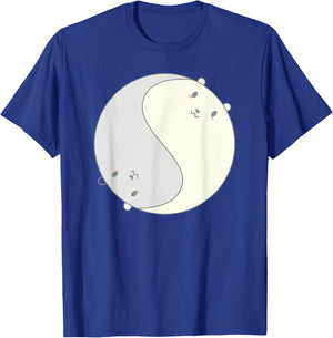 Cool Anime Polar Bears Chibi Kawai Manga Ying Yang Zen T-Shirt - T-Shirt | Royal