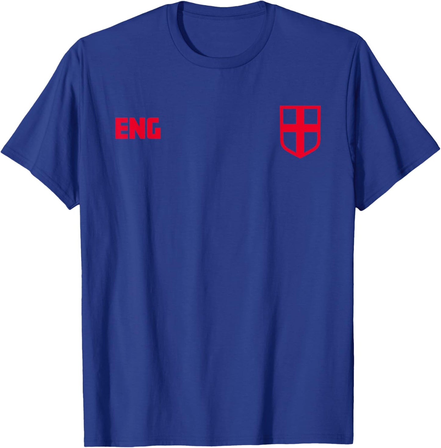 England Euro Football Kit Style T-Shirt - T-Shirt | Royal