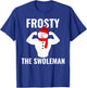 Frosty The Swoleman Snowman Workout Gym Christmas Pajamas T-Shirt - T-Shirt | Royal