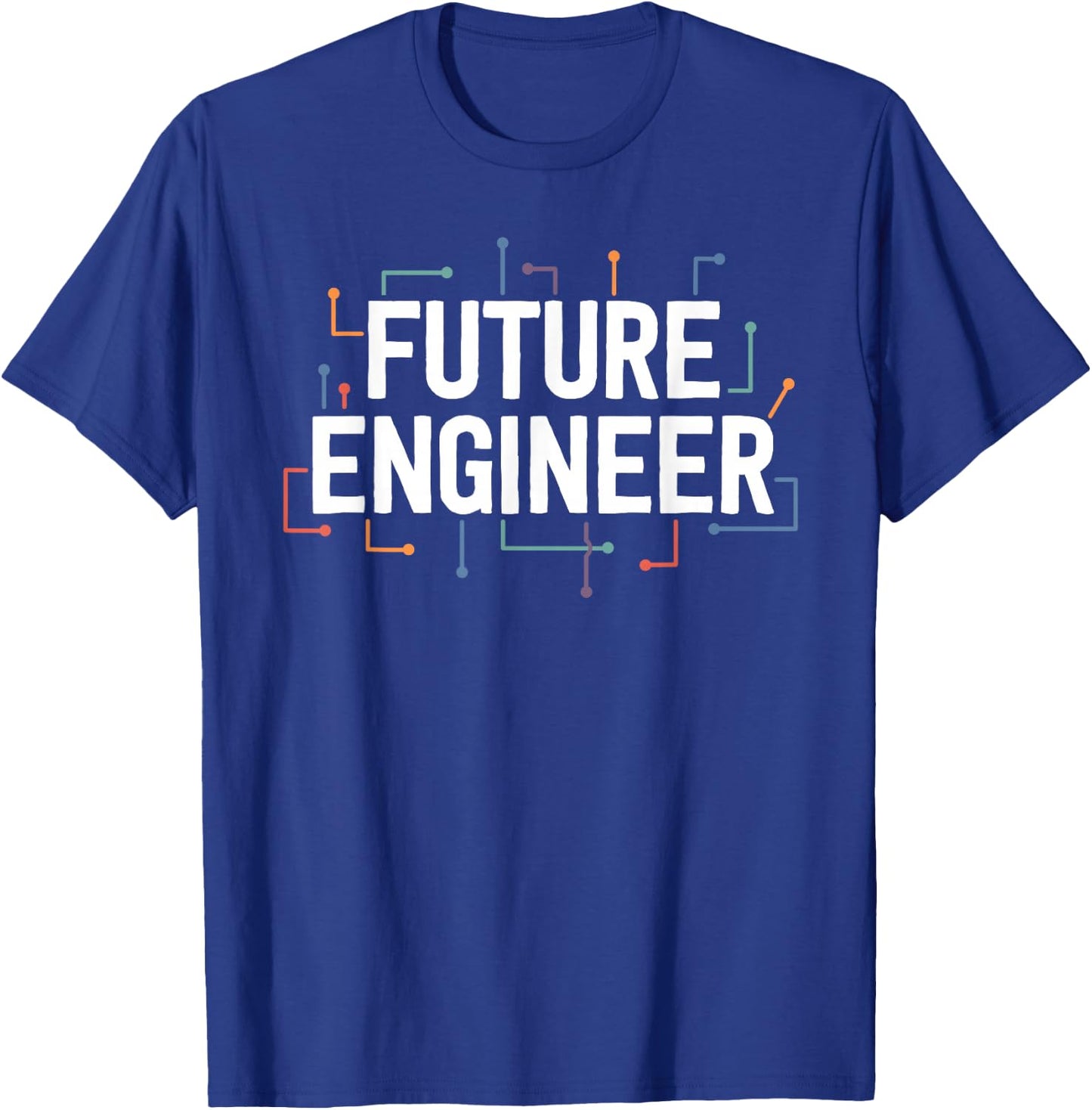 Electrical Engineering Shirt Circuit Kids Future Engineer T-Shirt - T-Shirt | Royal