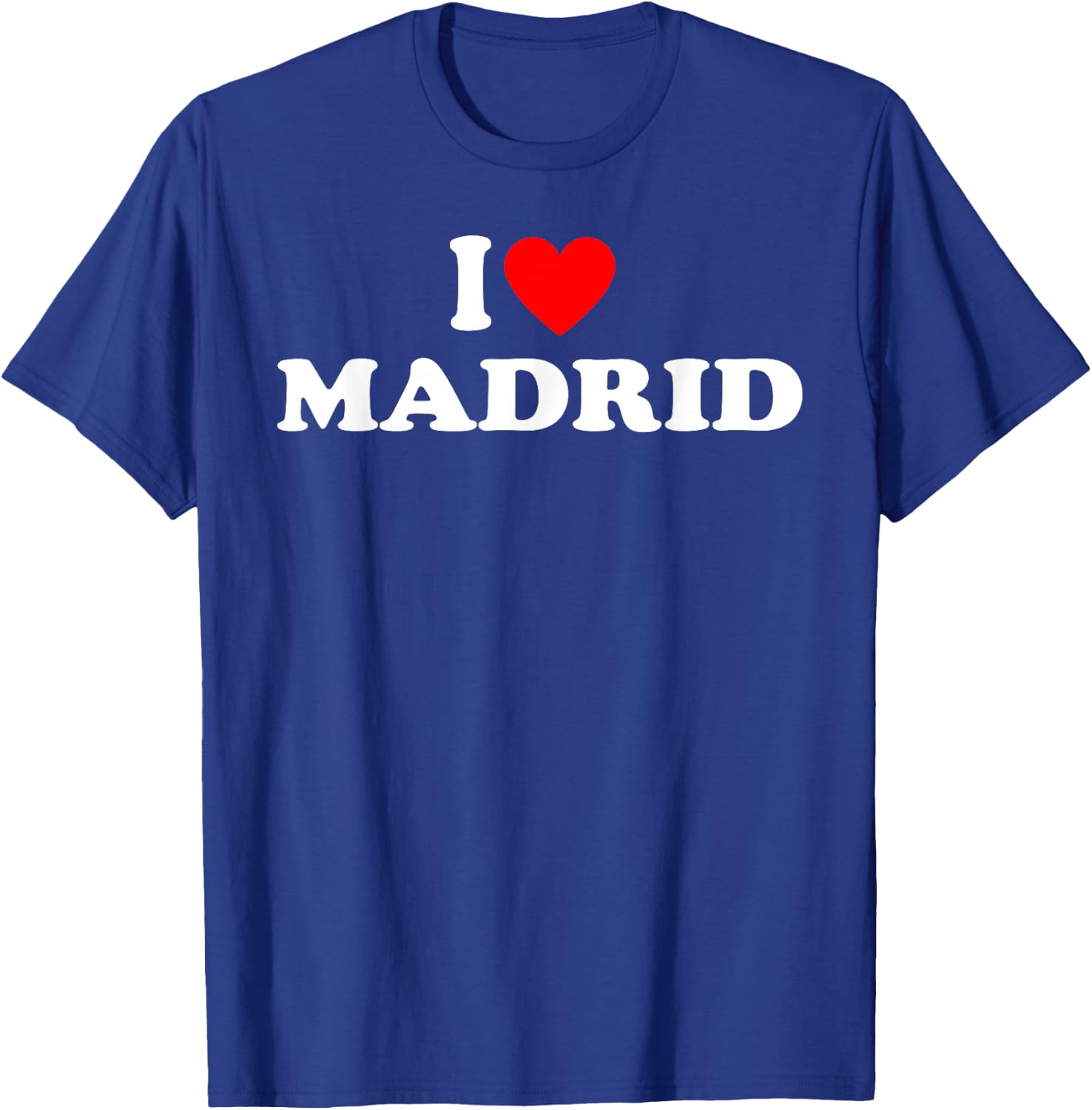 I Love Madrid City Hometown Classic T-Shirt - T-Shirt | Royal