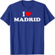 I Love Madrid City Hometown Classic T-Shirt - T-Shirt | Royal